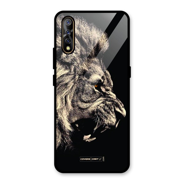 Roaring Lion Glass Back Case for Vivo Z1x