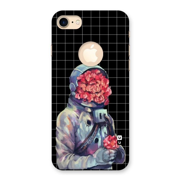 Robot Rose Back Case for iPhone 7 Logo Cut
