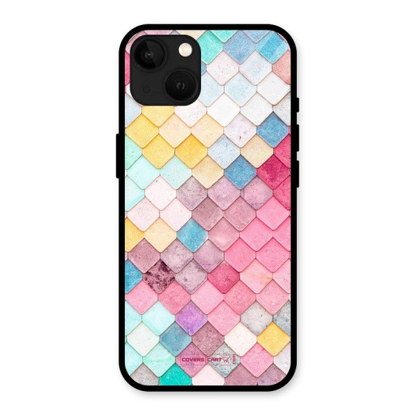 Rocks Pattern Design Glass Back Case for iPhone 13
