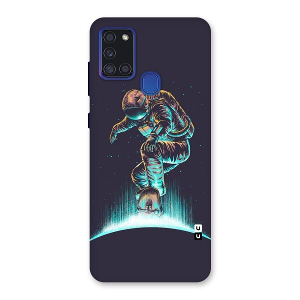 Rolling Spaceman Back Case for Galaxy A21s