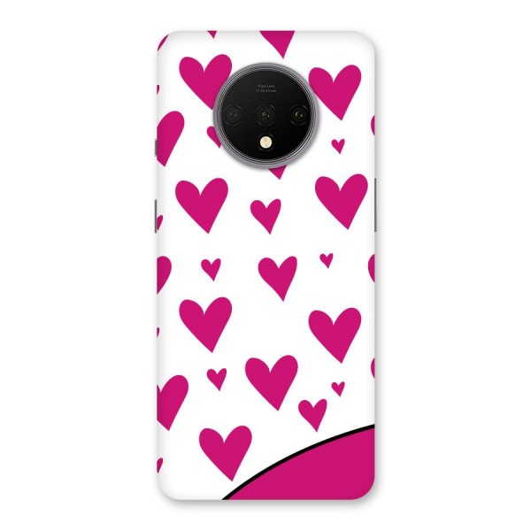 Romantic Couples with Hearts Back Case for OnePlus 7T