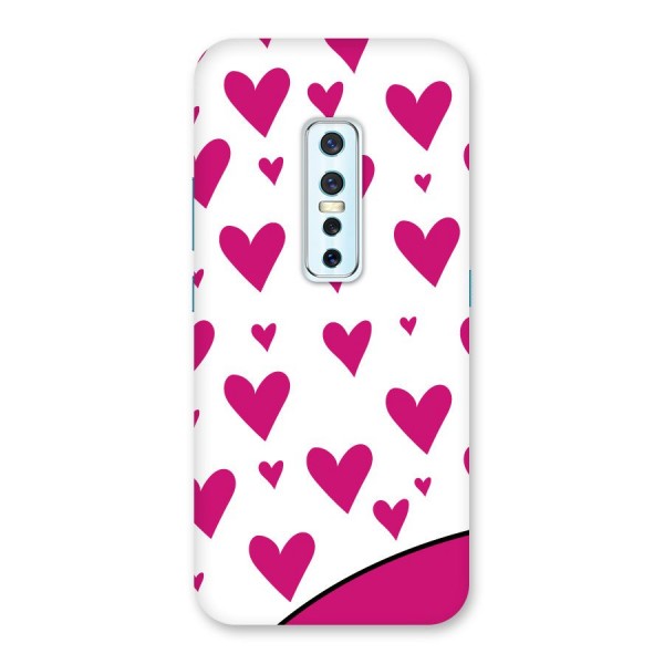 Romantic Couples with Hearts Back Case for Vivo V17 Pro