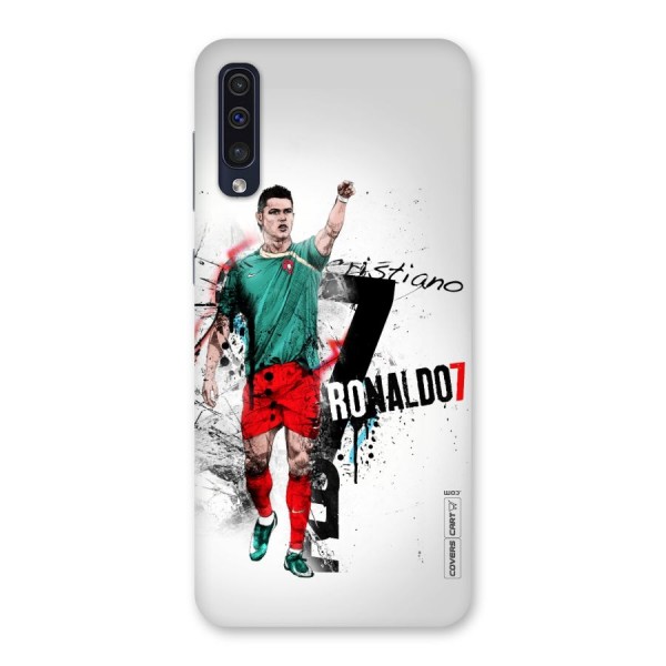 Ronaldo In Portugal Jersey Back Case for Galaxy A50