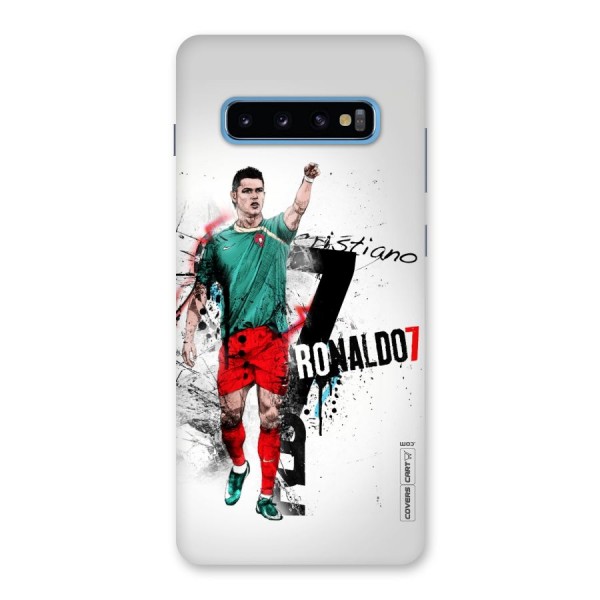 Ronaldo In Portugal Jersey Back Case for Galaxy S10 Plus