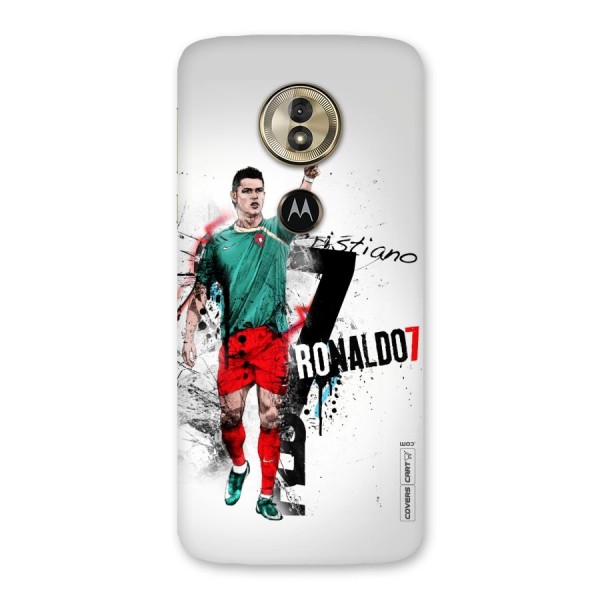 Ronaldo In Portugal Jersey Back Case for Moto G6 Play