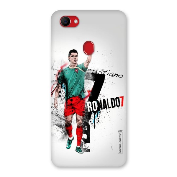 Ronaldo In Portugal Jersey Back Case for Oppo F7