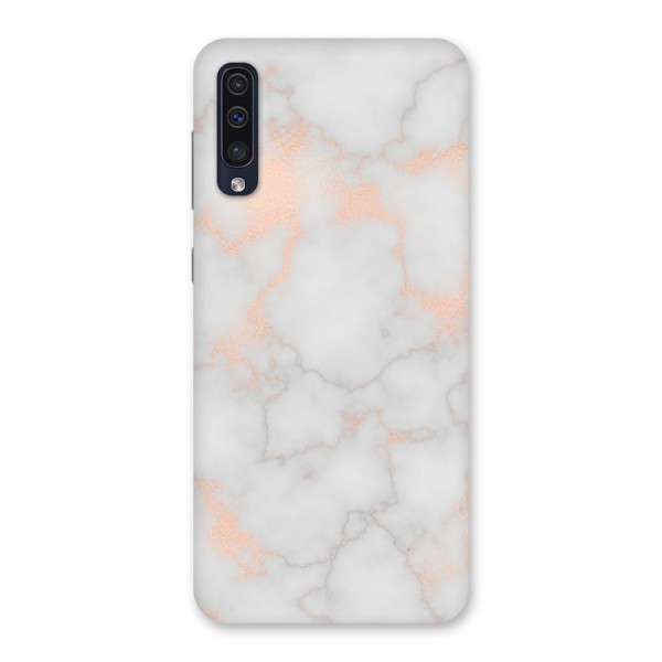 RoseGold Marble Back Case for Galaxy A50