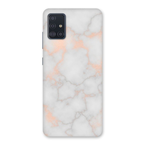 RoseGold Marble Back Case for Galaxy A51