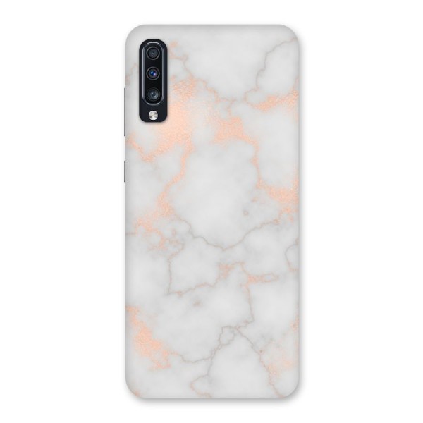 RoseGold Marble Back Case for Galaxy A70