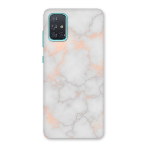 RoseGold Marble Back Case for Galaxy A71