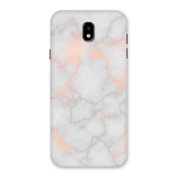 RoseGold Marble Back Case for Galaxy J7 Pro