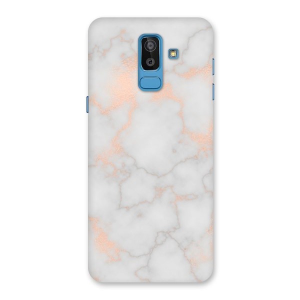 RoseGold Marble Back Case for Galaxy J8