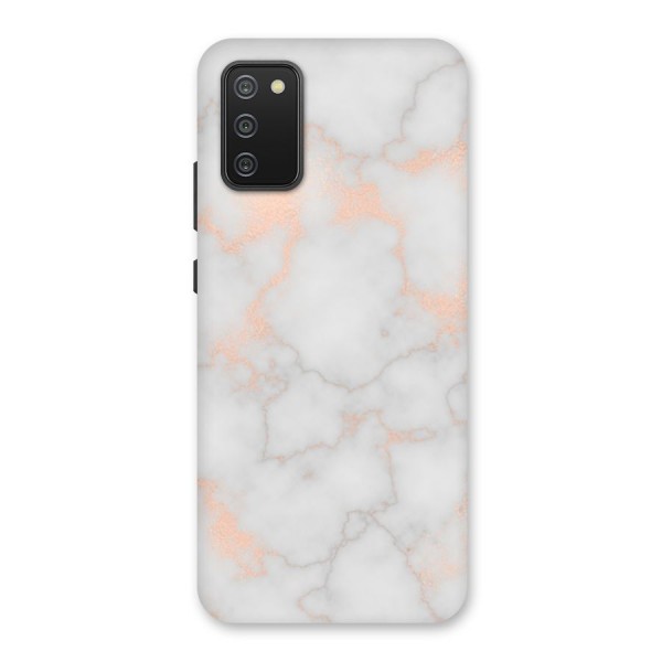 RoseGold Marble Back Case for Galaxy M02s