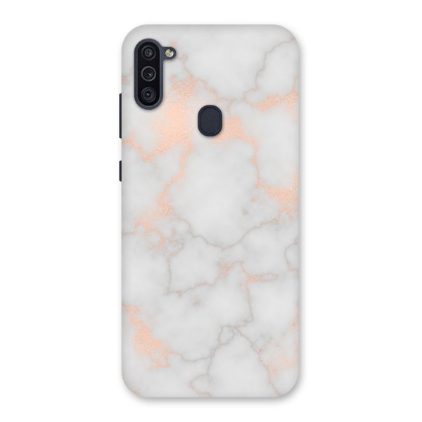 RoseGold Marble Back Case for Galaxy M11