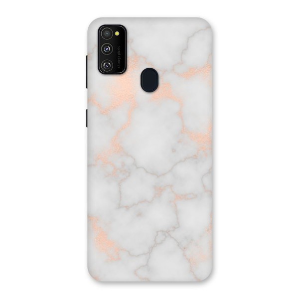 RoseGold Marble Back Case for Galaxy M21