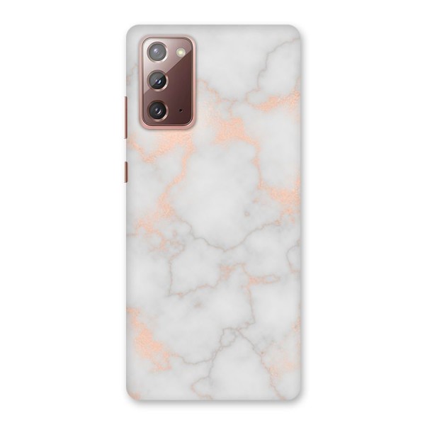 RoseGold Marble Back Case for Galaxy Note 20
