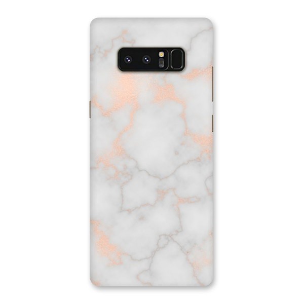 RoseGold Marble Back Case for Galaxy Note 8