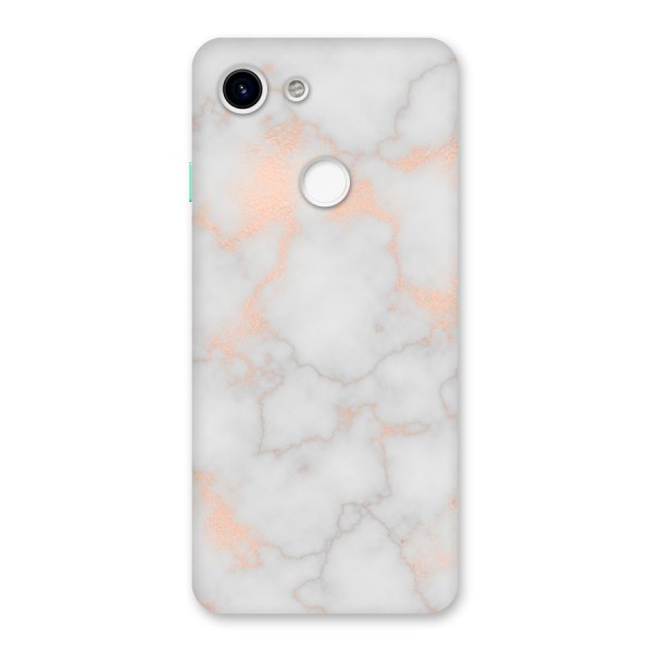 RoseGold Marble Back Case for Google Pixel 3