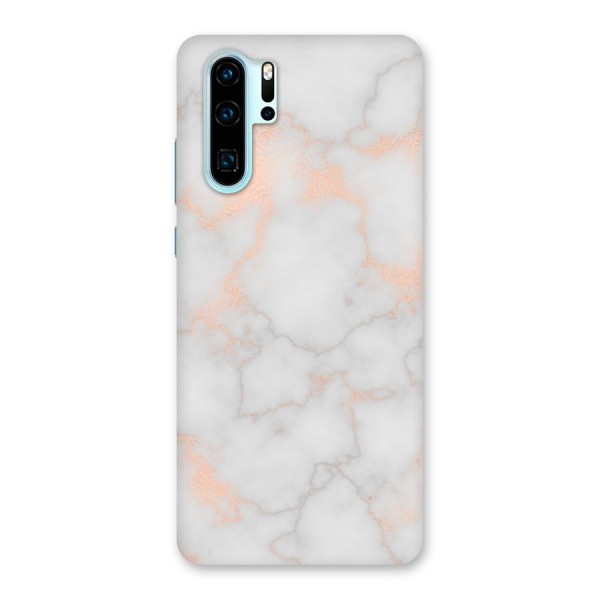 RoseGold Marble Back Case for Huawei P30 Pro