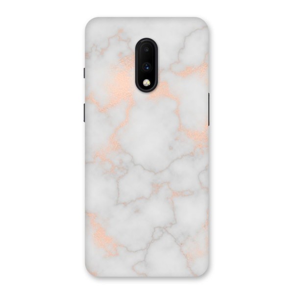 RoseGold Marble Back Case for OnePlus 7
