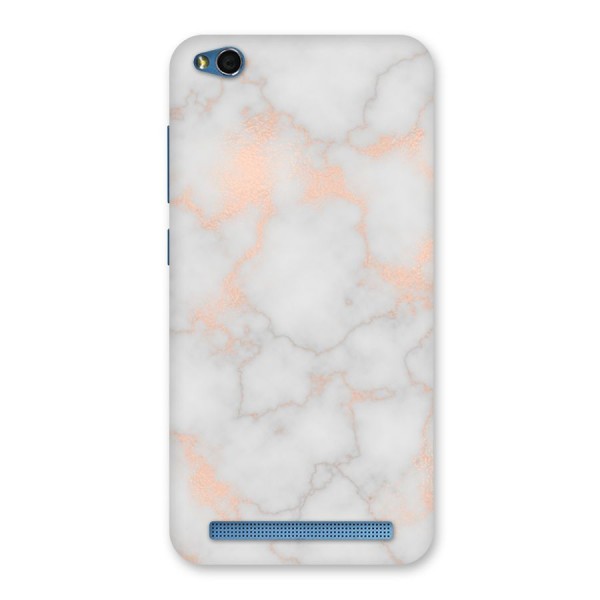 RoseGold Marble Back Case for Redmi 5A