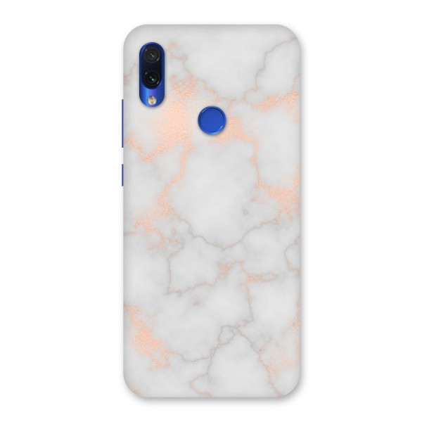 RoseGold Marble Back Case for Redmi Note 7