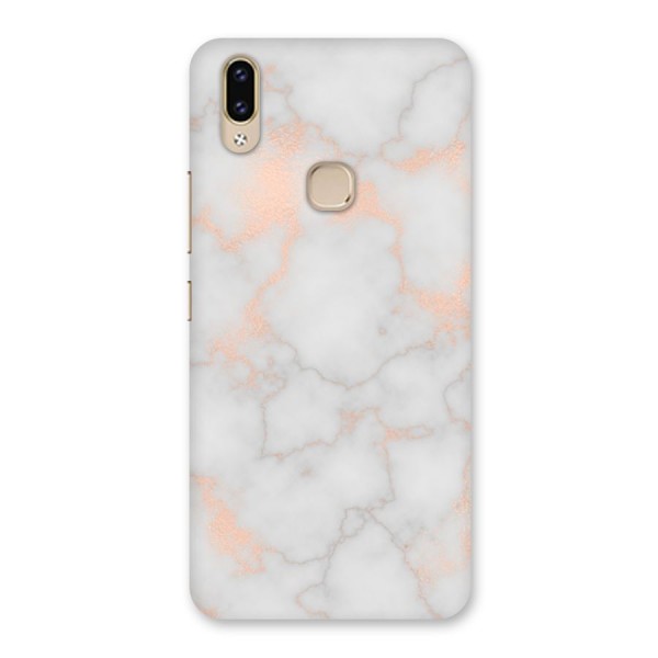 RoseGold Marble Back Case for Vivo V9