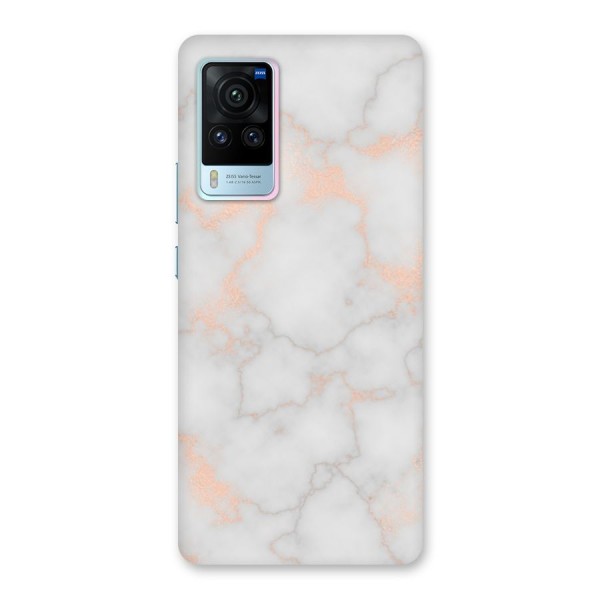 RoseGold Marble Back Case for Vivo X60 Pro