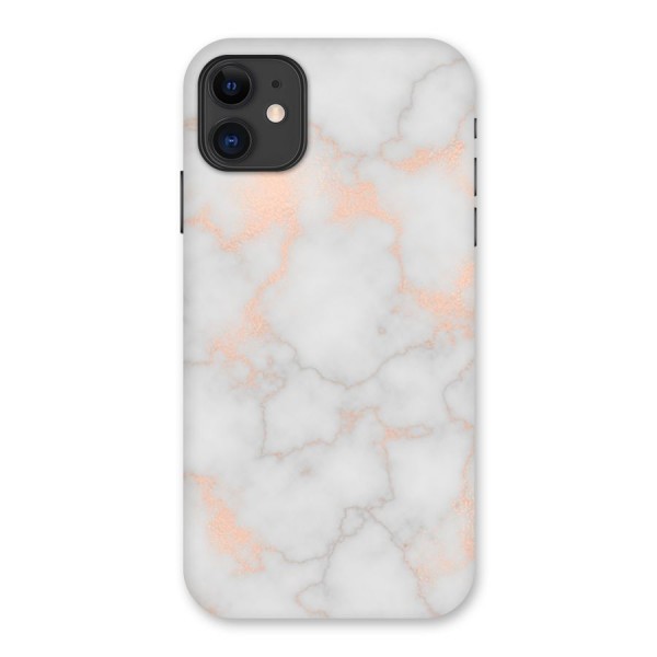 RoseGold Marble Back Case for iPhone 11