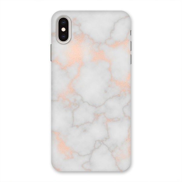 RoseGold Marble Back Case for iPhone XS Max