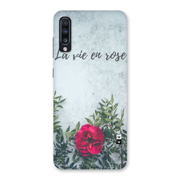 Rose Life Back Case for Galaxy A70