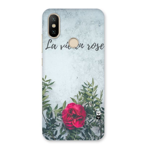 Rose Life Back Case for Mi A2