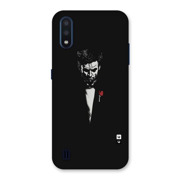 Rose Man Back Case for Galaxy M01