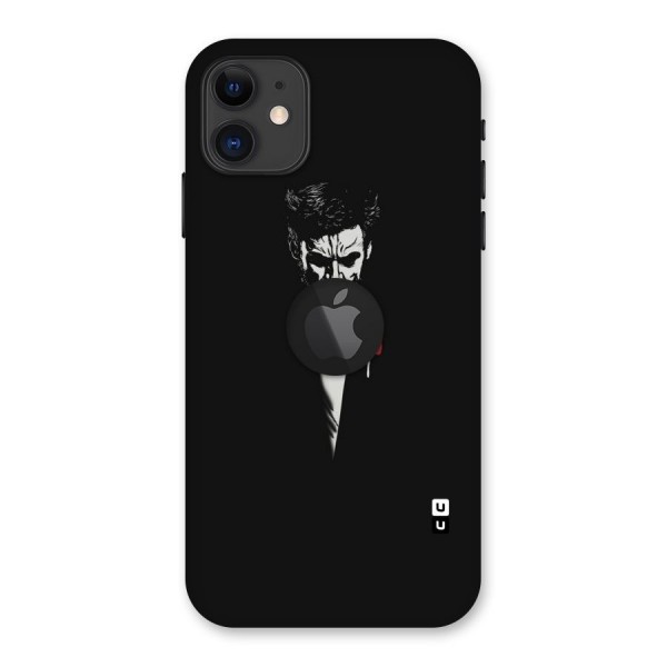 Rose Man Back Case for iPhone 11 Logo Cut