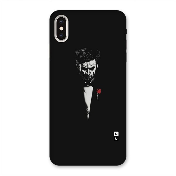 Rose Man Back Case for iPhone XS Max