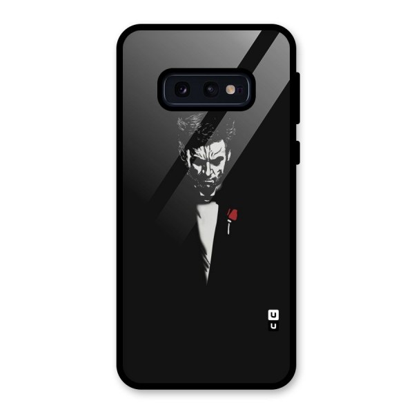 Rose Man Glass Back Case for Galaxy S10e