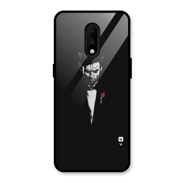 Rose Man Glass Back Case for OnePlus 7