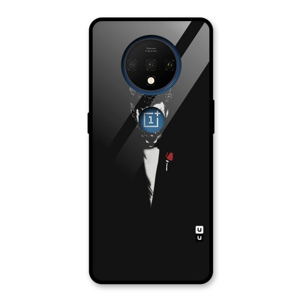 Rose Man Glass Back Case for OnePlus 7T