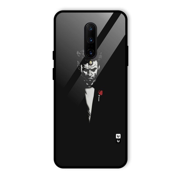 Rose Man Glass Back Case for OnePlus 7 Pro