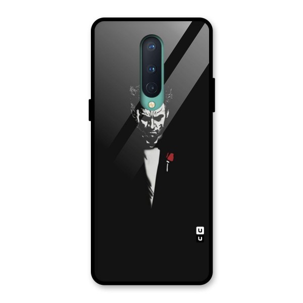 Rose Man Glass Back Case for OnePlus 8