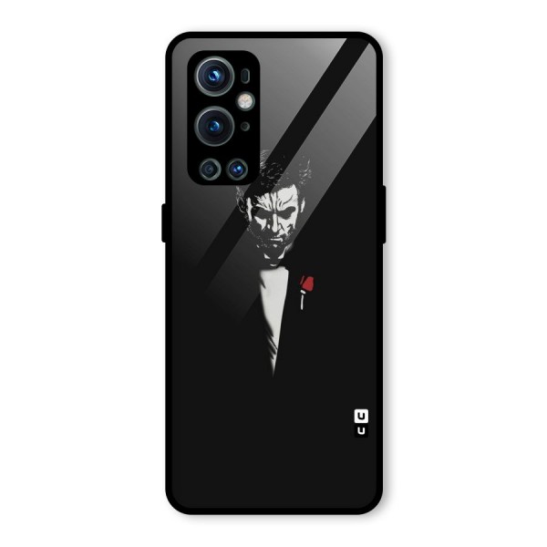 Rose Man Glass Back Case for OnePlus 9 Pro