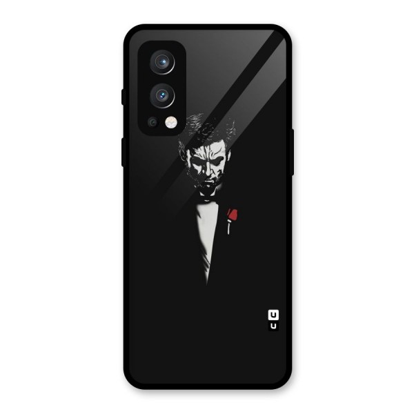 Rose Man Glass Back Case for OnePlus Nord 2 5G