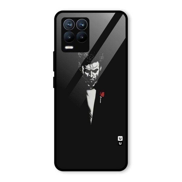 Rose Man Glass Back Case for Realme 8 Pro