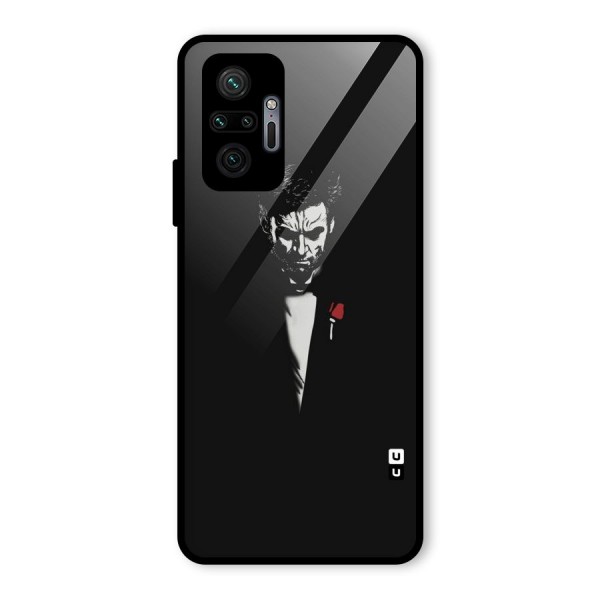 Rose Man Glass Back Case for Redmi Note 10 Pro Max