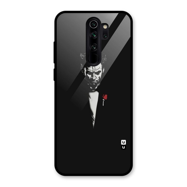 Rose Man Glass Back Case for Redmi Note 8 Pro