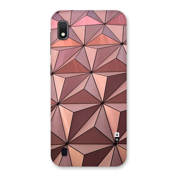 Rosegold Abstract Shapes Back Case for Galaxy A10