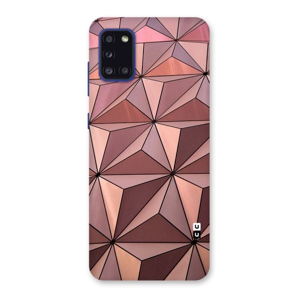 Rosegold Abstract Shapes Back Case for Galaxy A31