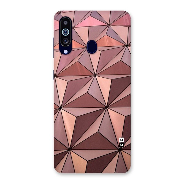 Rosegold Abstract Shapes Back Case for Galaxy M40
