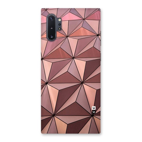 Rosegold Abstract Shapes Back Case for Galaxy Note 10 Plus