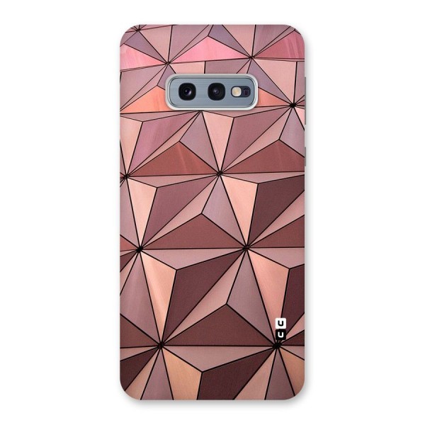 Rosegold Abstract Shapes Back Case for Galaxy S10e